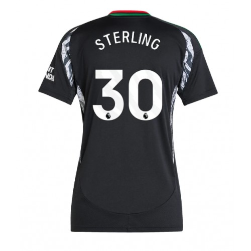 Dres Arsenal Raheem Sterling #30 Gostujuci za Žensko 2024-25 Kratak Rukav